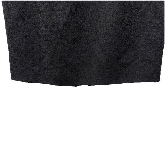 Talbots Petites 6 Classic Black Pleated Lined Pencil Skirt 100% Worsted Wool - Picture 4 of 8
